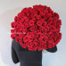 Букет 101 красная роза Эксплорер (Эквадор 60 см)